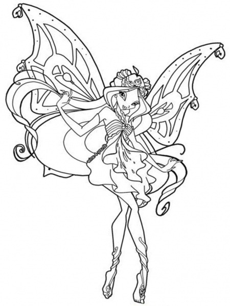 Winx Club Coloring Pages