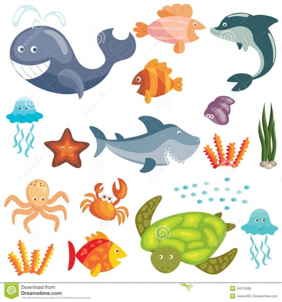 Desenhos De Animais Aquaticos