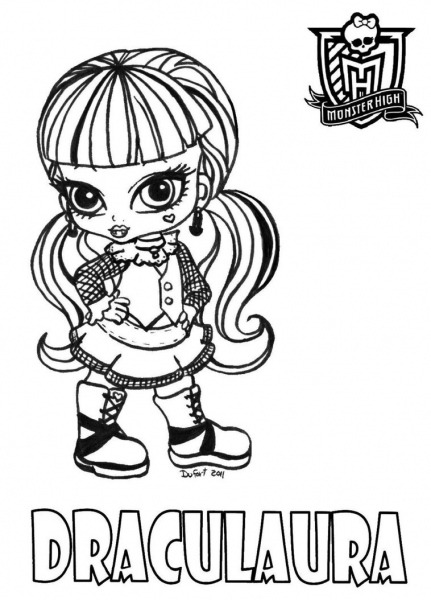 Desenhos Para Imprimir Da Monster High Baby