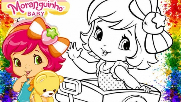 Colorindo Desenho Moranguinho Baby Para Colorir VÃ­deo Infantil