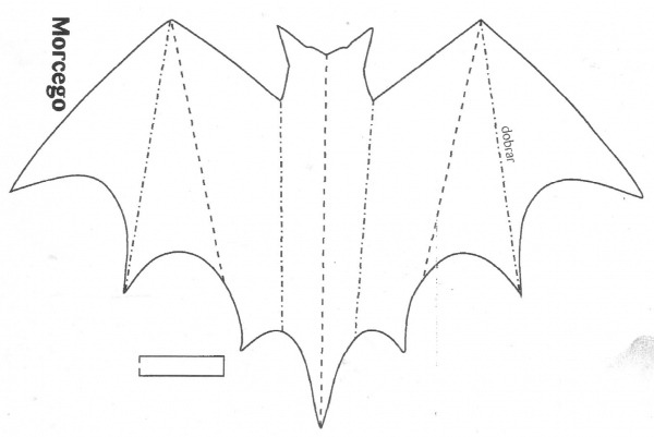 Desenhos De Morcegos Para Imprimir