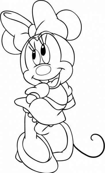 Desenhos Para Pintar Minnie