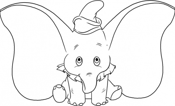 Desenhos Para Colorir Dumbo