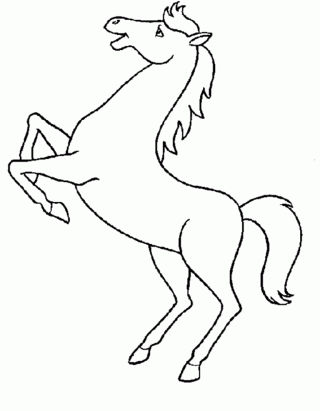 Desenho De Cavalo Para Colorir