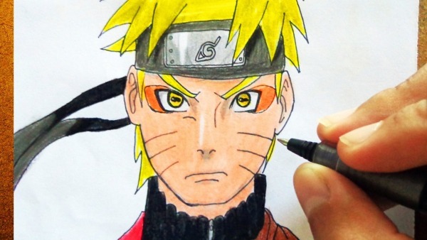 Como Desenhar O Naruto Shippuden Modo SÃ¡bio, How To Draw