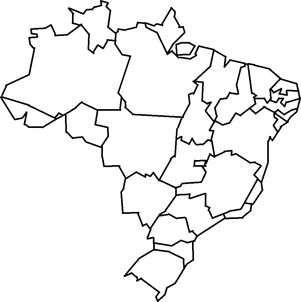 Mapa Do Brasil Para Colorir Online