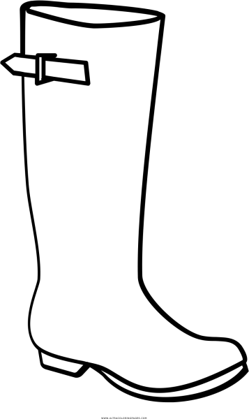 Rainboot Coloring Page