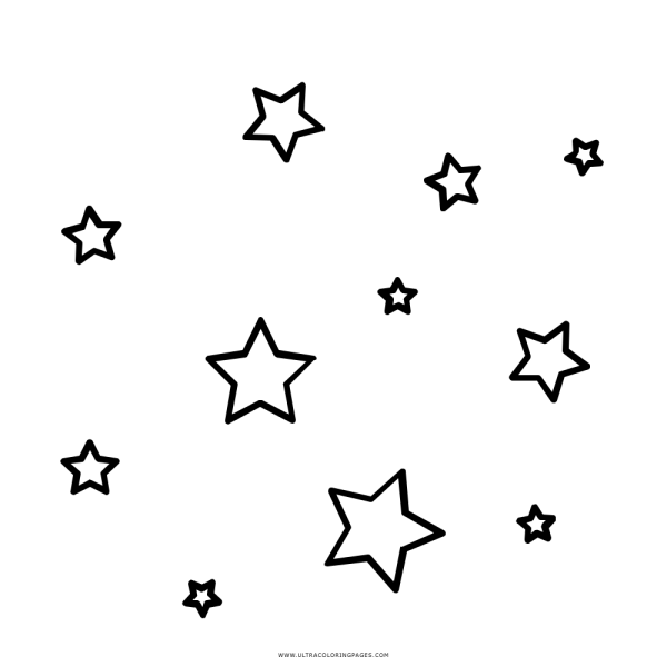 Estrelas Desenho Para Colorir