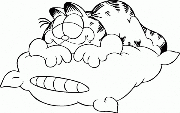 Desenhos Garfield Para Colorir â Free Coloring Pages