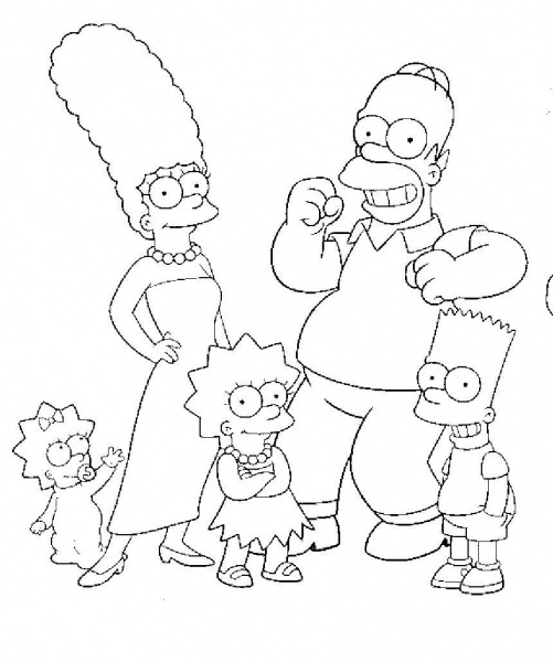 Desenhos Para Colorir Dos Simpsons â Free Coloring Pages