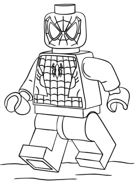 Homem Aranha Lego â Desenhos Para Colorir