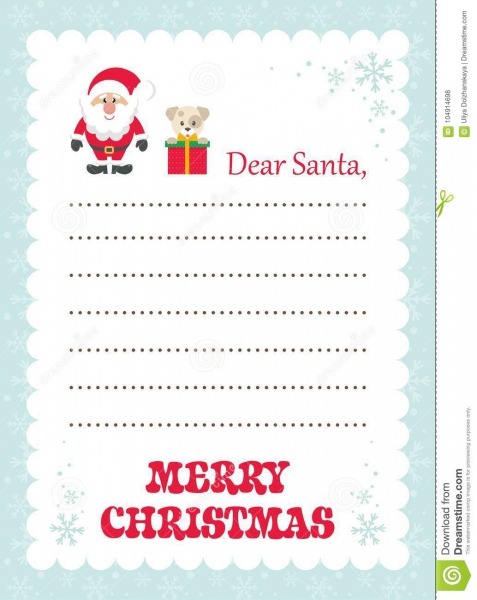Letra Dos Desenhos Animados A Santa Com O Presente E O Papai Noel