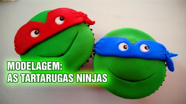 Tutorial Modelando Tartarugas Ninjas Para Cupcakes