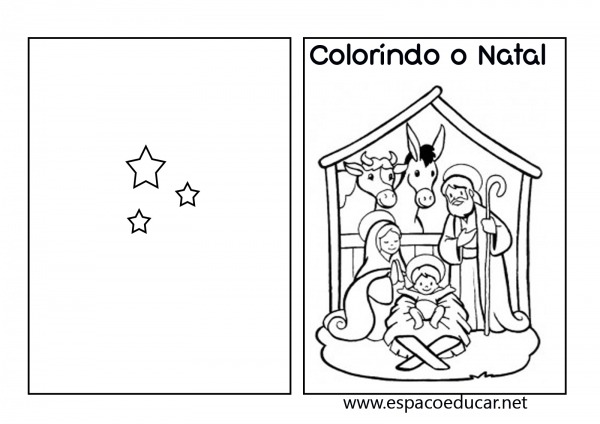 Livro De Natal Para Colorir, Pintar, Imprimir Ou Montar Kit