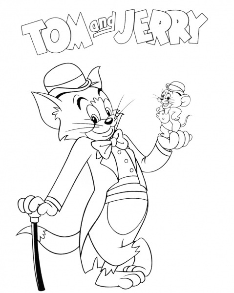 Desenhos Para Colorir Do Tom E Jerry