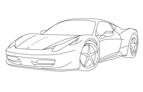 Coloring Pages   Ferrari Coloring Pages Awesome Freehini Bugatti
