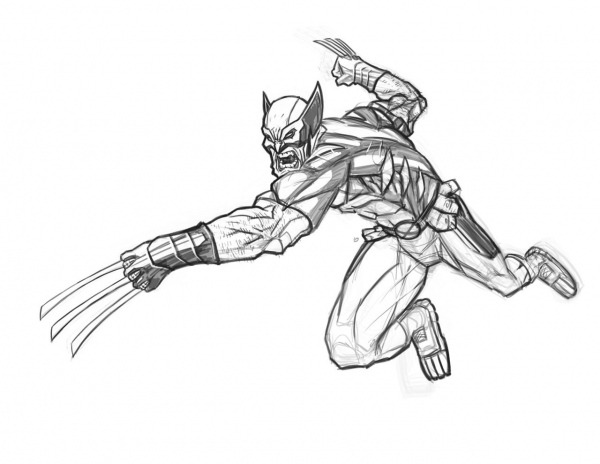 Desenhos Para Colorir Do Wolverine  Desenhoswiki Com