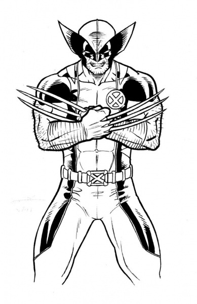 Desenhos Para Pintar Do Wolverine  Desenhos Para Colorir Do Wolverine