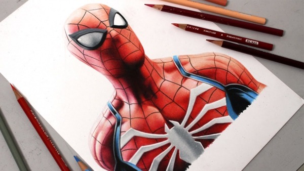 Desenhando O Spider Man (ps4)