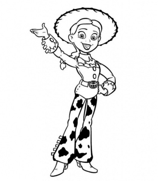 Desenhos Para Colorir Toy Story Jessie