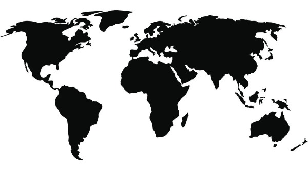 Adesivo Parede Mapa Mundi Gigante 2metros X 1 PersonalizÃ¡vel