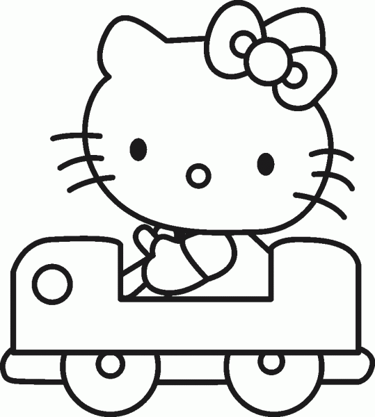 Desenhos Para Colorir E Imprimir Da Hello Kitty