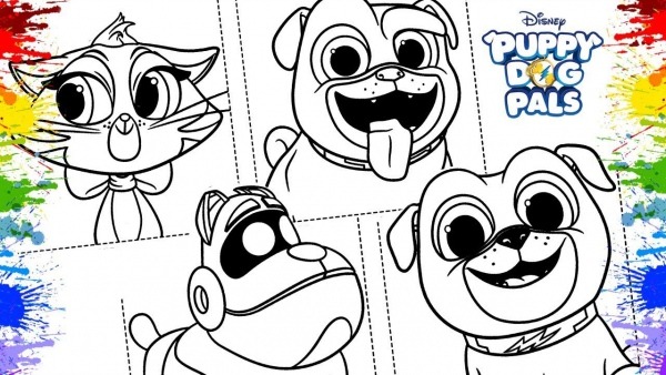 Colorir Desenhos Animados Puppy Dog Pals Best Cartoons For Kids