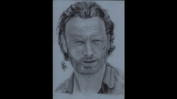 Drawing Rick Grimes The Walking Dead