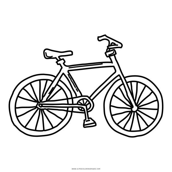 Bicicleta Desenho Para Colorir