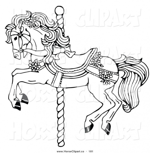 Carousel Horse Clip Art