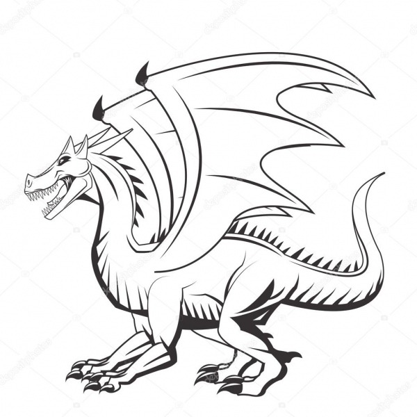 Dragon Animal Cartoon Design â Stock Vector Â© Jemastock  125968298
