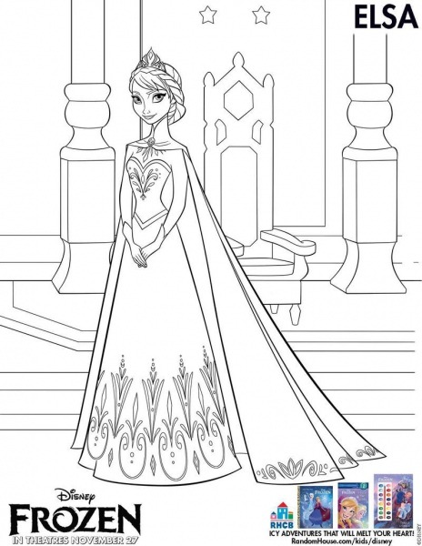 New! Disney's Frozen Free Printable Activity And Coloring Sheets