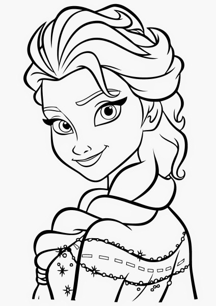 Frozen Elsa And Olaf Coloring Pages – Coloring City